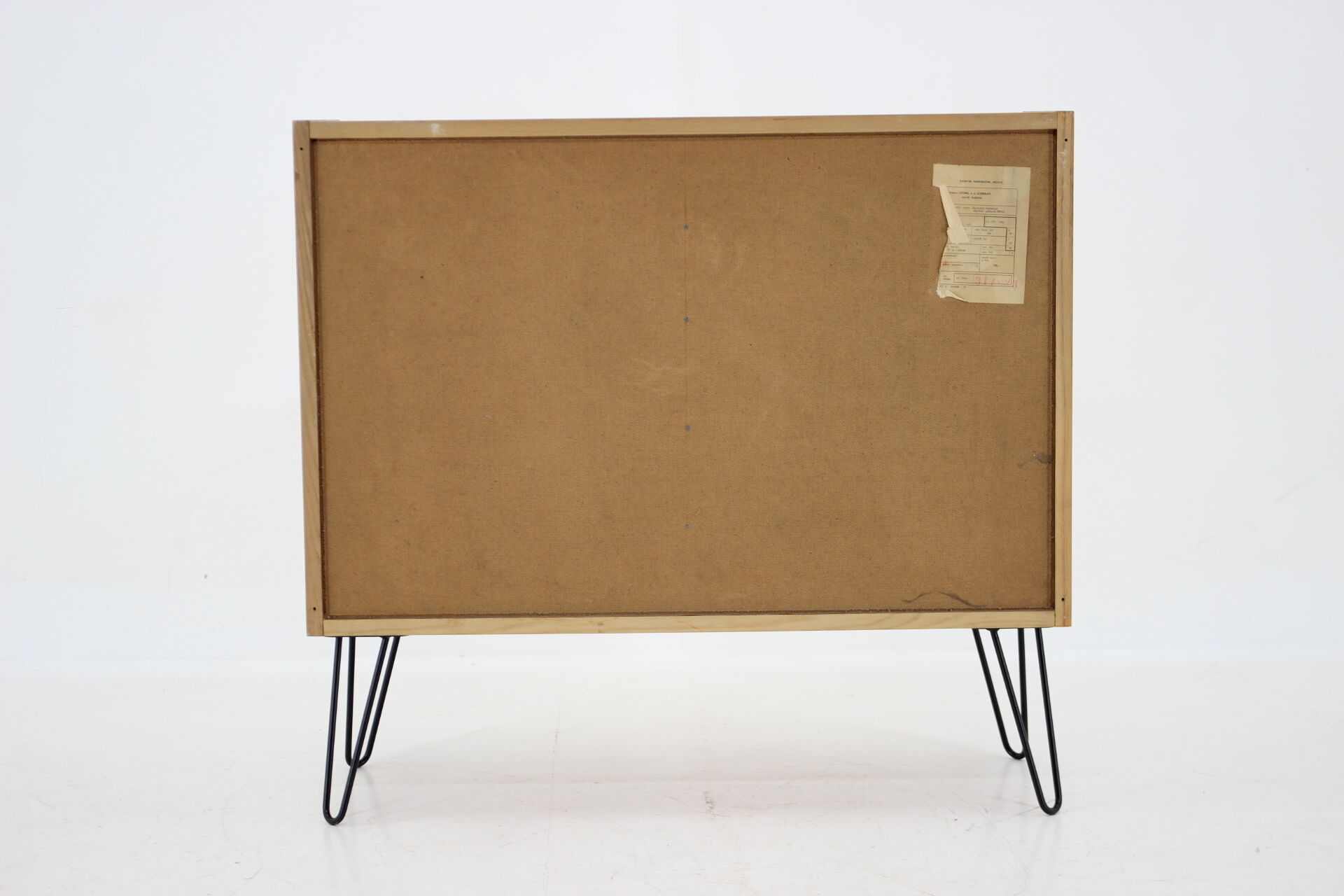 1970s Upcycled Birch Cabinet, Czechoslovakia - very good original conditon with minor signs of use -