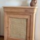 Antique 1-drawer confiturier - 1-door buffet in raw solid wood