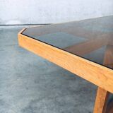 Postmodern Octagonal Square Dining Table, 1980s