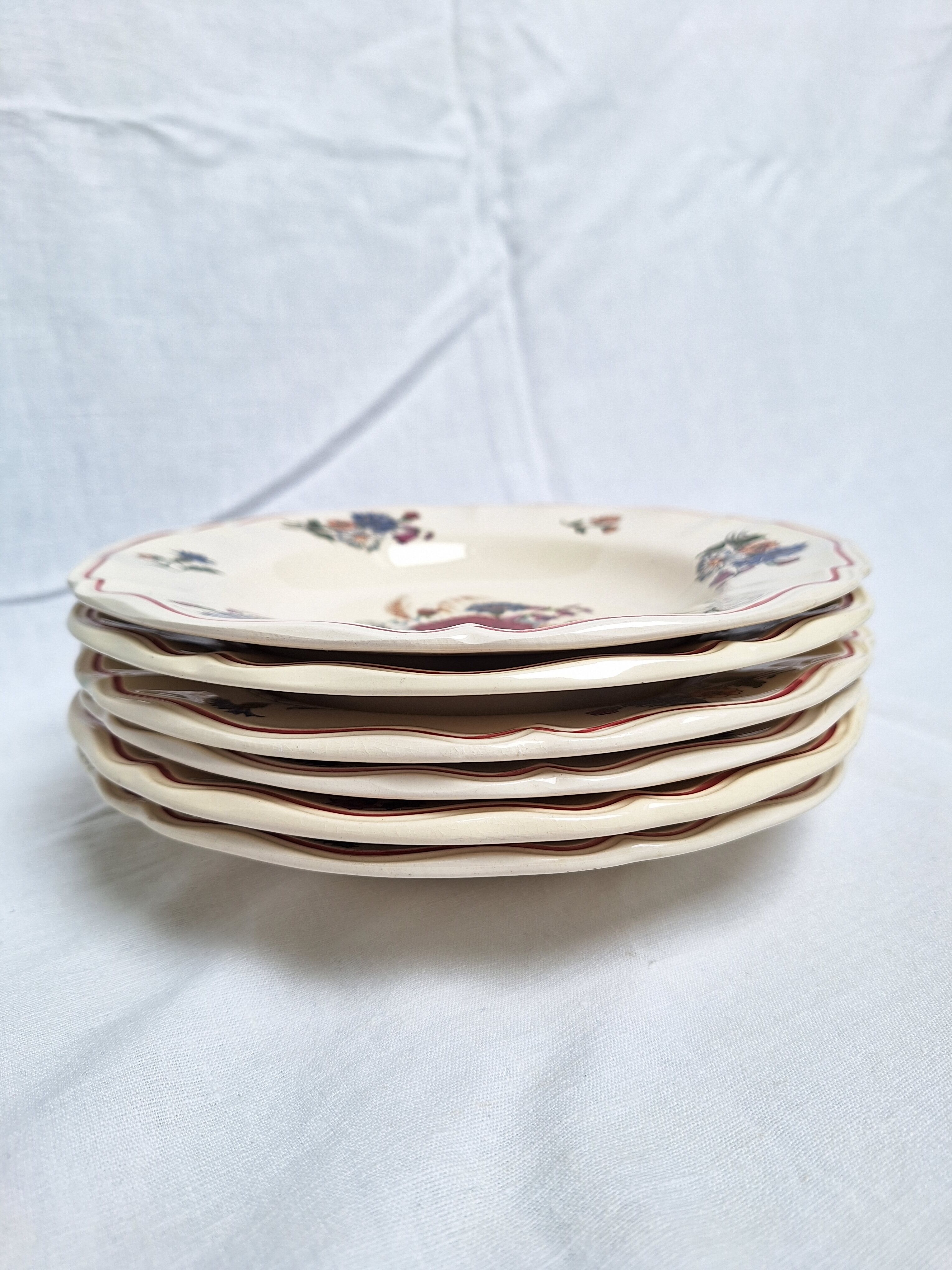 Vintage Sarreguemines agreste plates