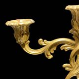 Pair of brass candlesticks