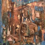 Pierre Malrieux 1920-2022 "Abstraction" Oil on Panel - Cap Ferret 1975