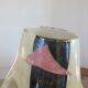 Large free-form vase in iridescent ceramic 60s