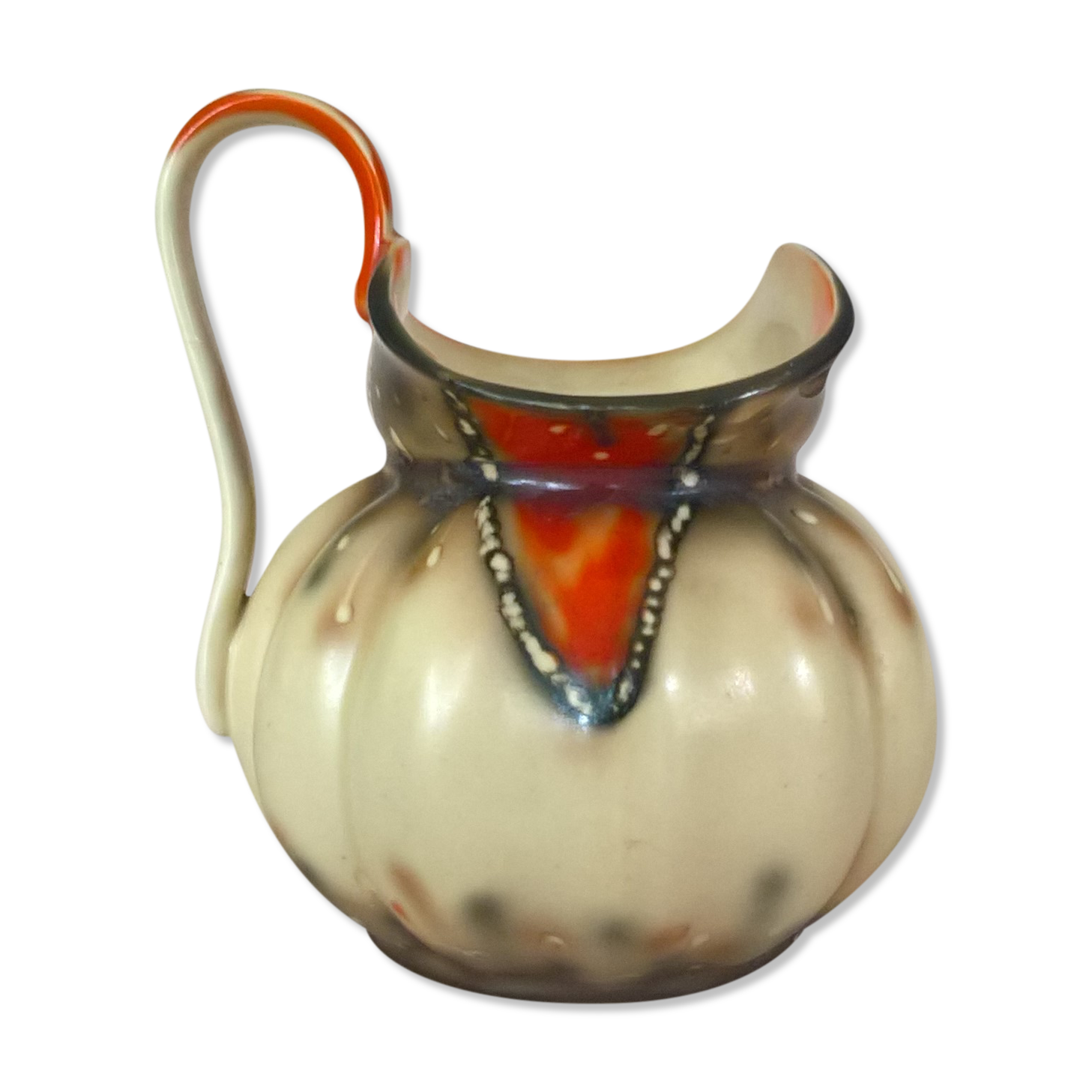 Czechoslovakian earthenware pitcher 3964