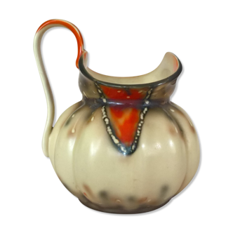 Czechoslovakian earthenware pitcher 3964