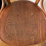 J-J Kohn circa 1900 desk chair stamped and labeled