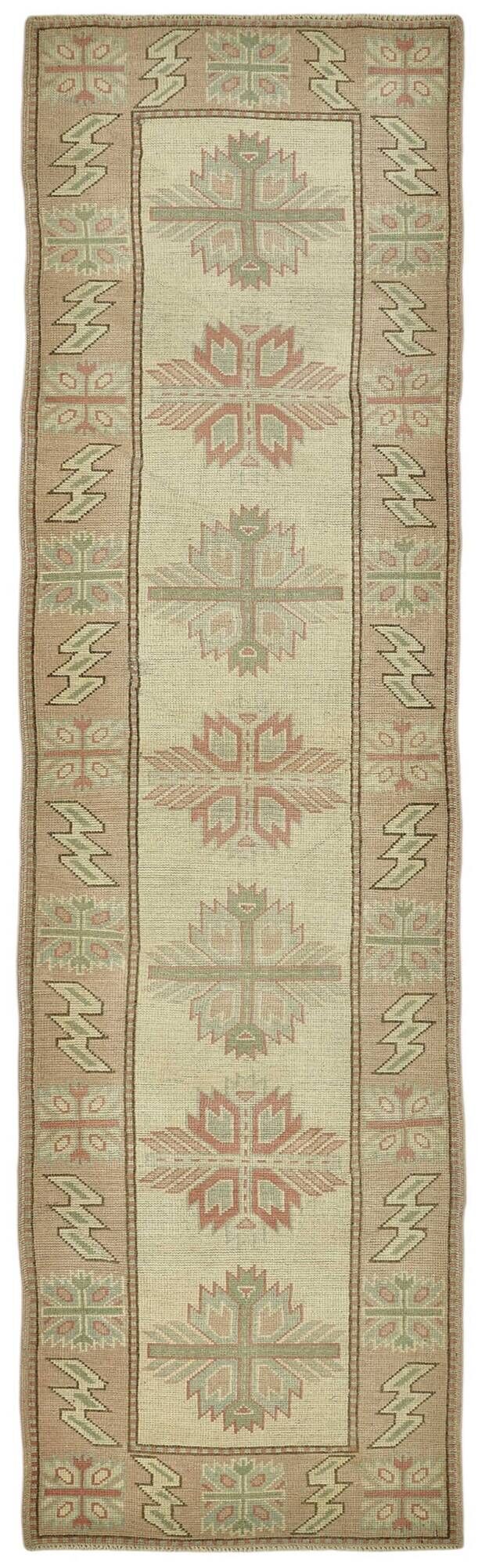 Turkish Vintage Anatolian Rug 86 cm x 294 cm