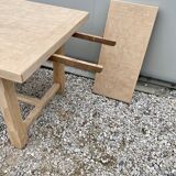 Sanded farmhouse table extensions 275 cm