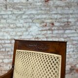 Pair of mahogany armchairs Empire XIXth century