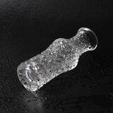 Mid-Century Pressed Glass Vase by Václav Hanuš: Czech Retro Decor