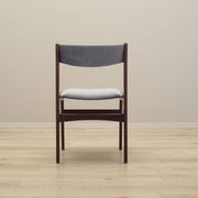 Set of four mahogany chairs, Danish design, 1970s, manufacture: Denmark