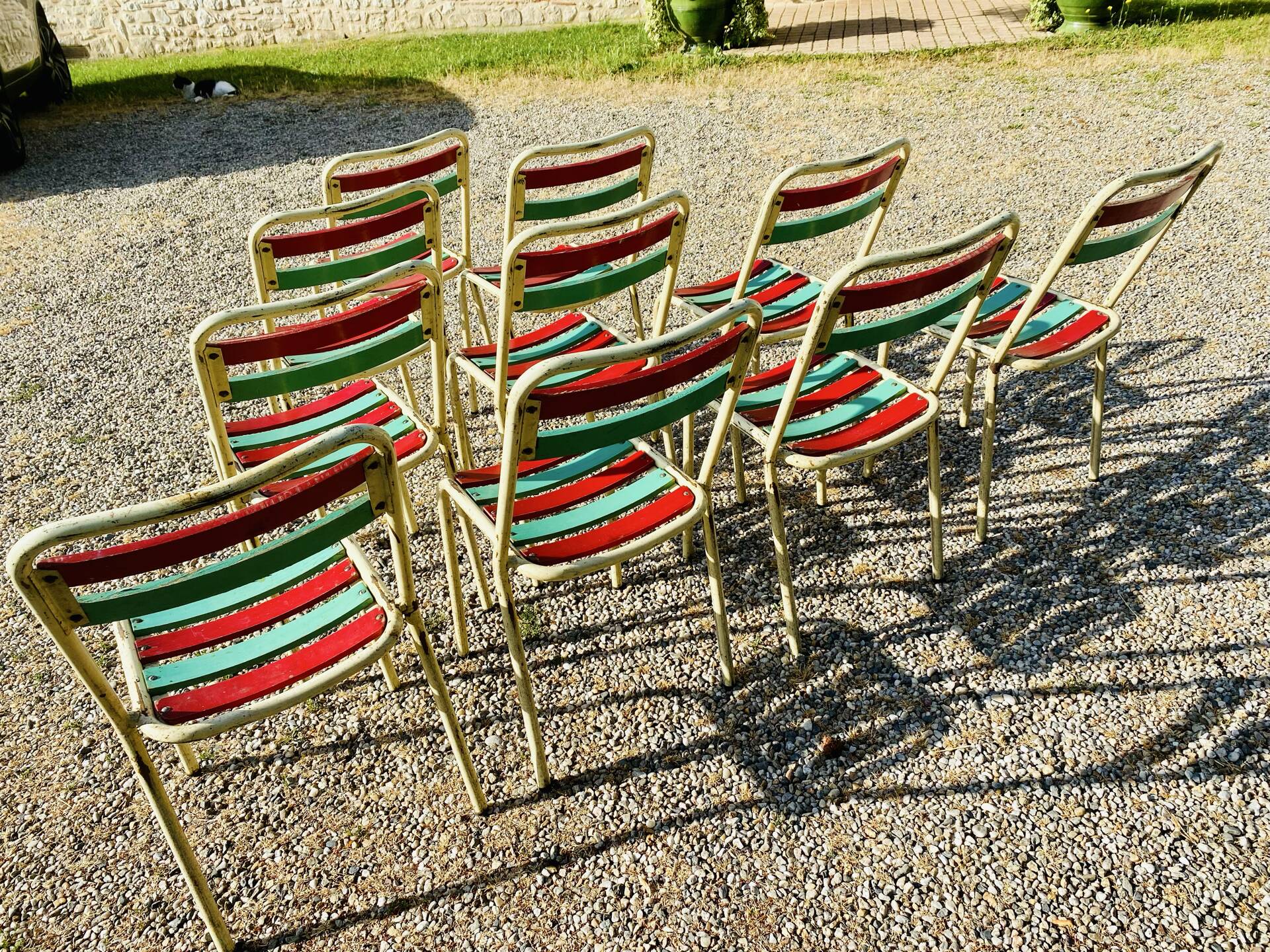 Chaises Tolix