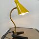 Old lamp cocotte design year 50 yellow