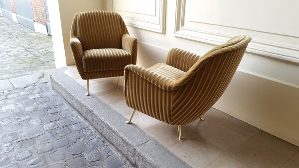 Fauteuil egg design, Italien vintage