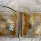 Pair of vintage Murano glass wall lights, Italian work, 70s