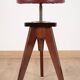Tabouret de piano réglable. Design allemand, Reiner Modell