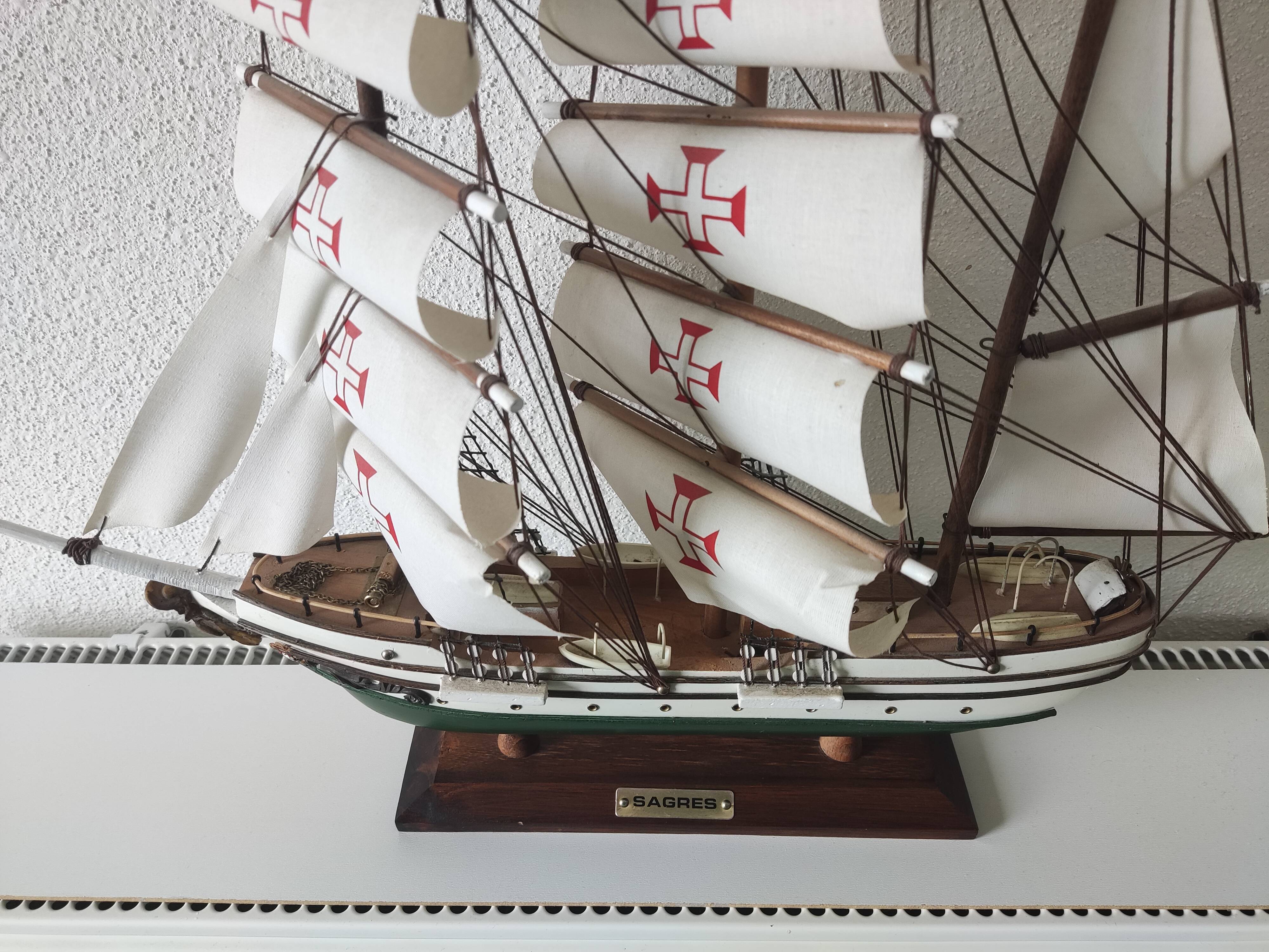 Model boat Sagres