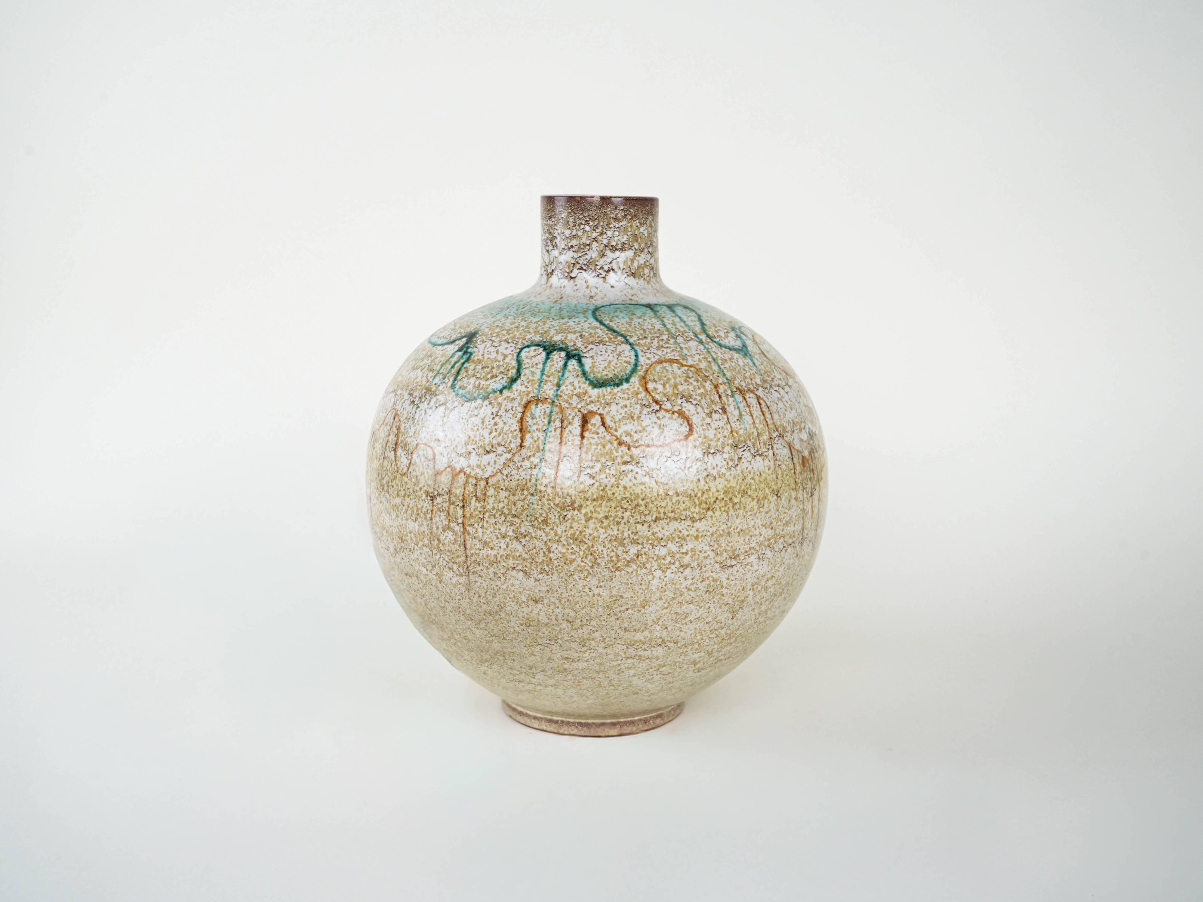 Ceramic vase, Italian design, 1960s, manufactured in Italy