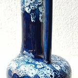 Tripod blue ceramic vase 60