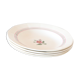 Set of 4 hollow plates Sarreguemines Armelle pattern, vintage