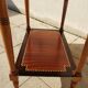 Table d'appoint ancienne console vintage antique marquetée