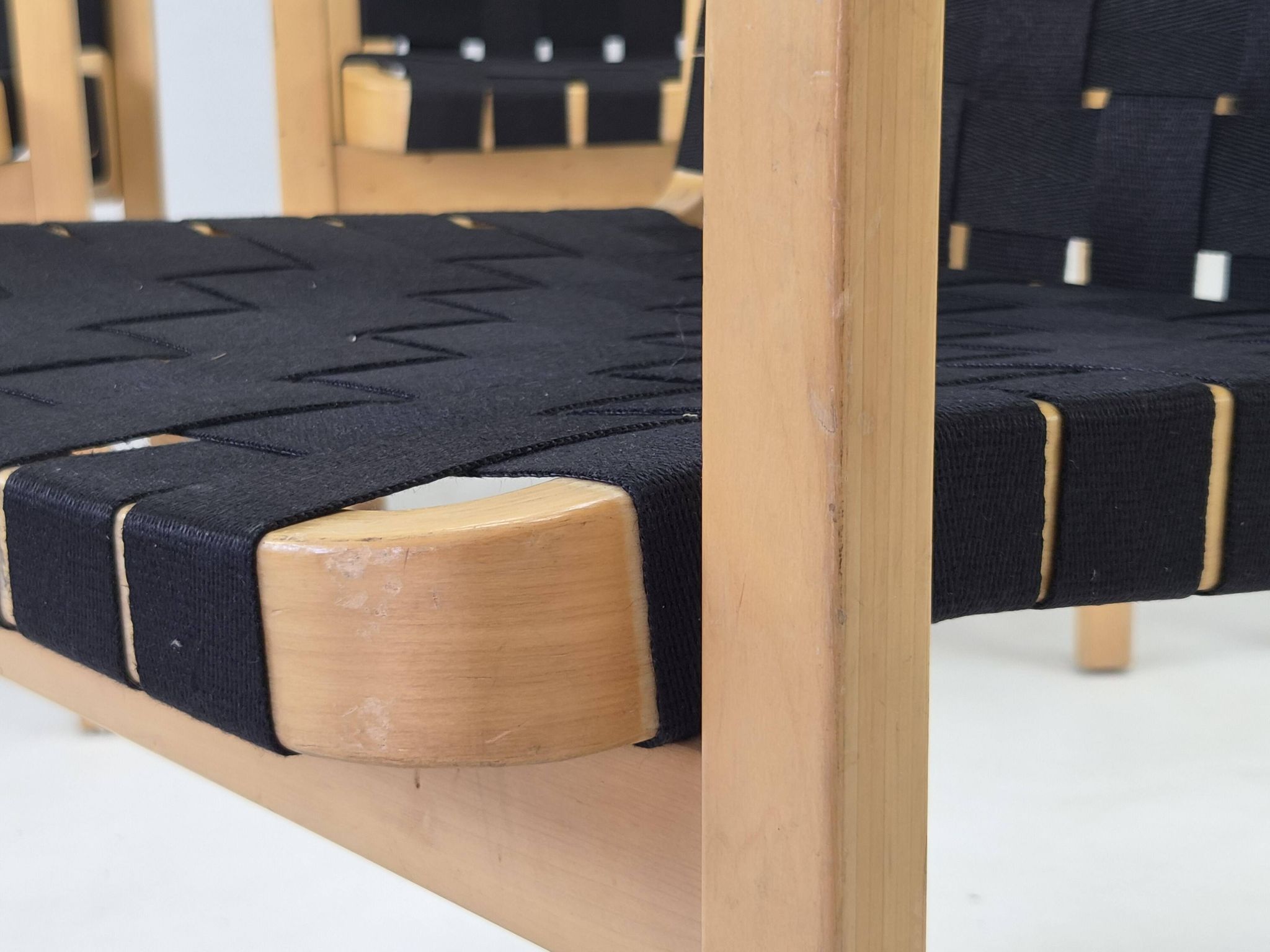 Model 45 Lounge Chairs by Alvar Aalto for Artek, 1970s, Set of 4