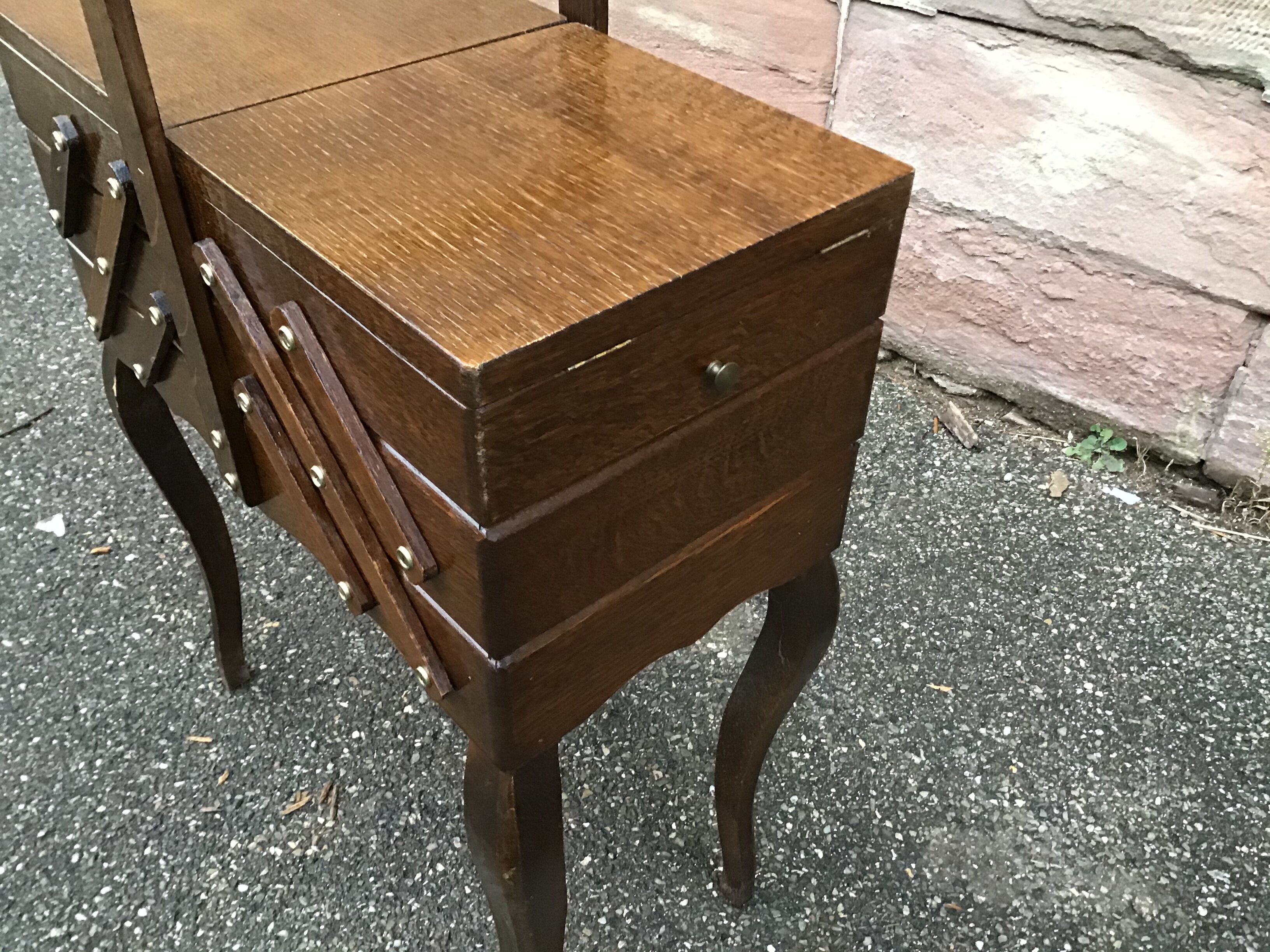 Vintage sewing basket