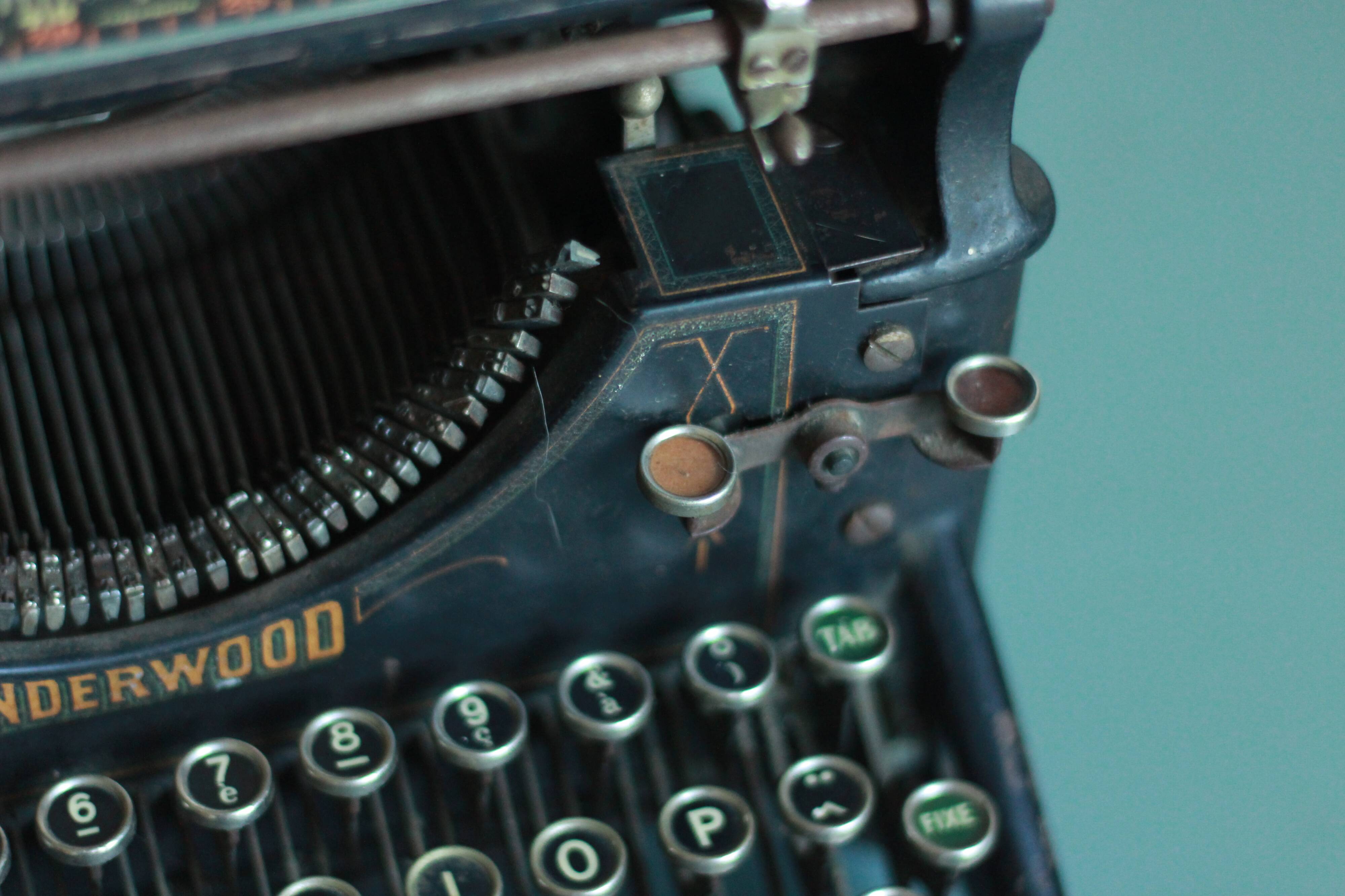 Underwood typewriter 1918