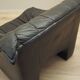Fauteuil en cuir, design italien, années 1960, production : Italie