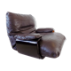Ligne Roset Marsala brown leather armchair by Michel Ducaroy