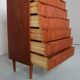 Mid-Century Modern Danish Chest of Six Drawers, Tallboy in Teak, Denmark, 1960