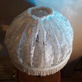 Exotic wood lamp and its 45x30 lace offal
