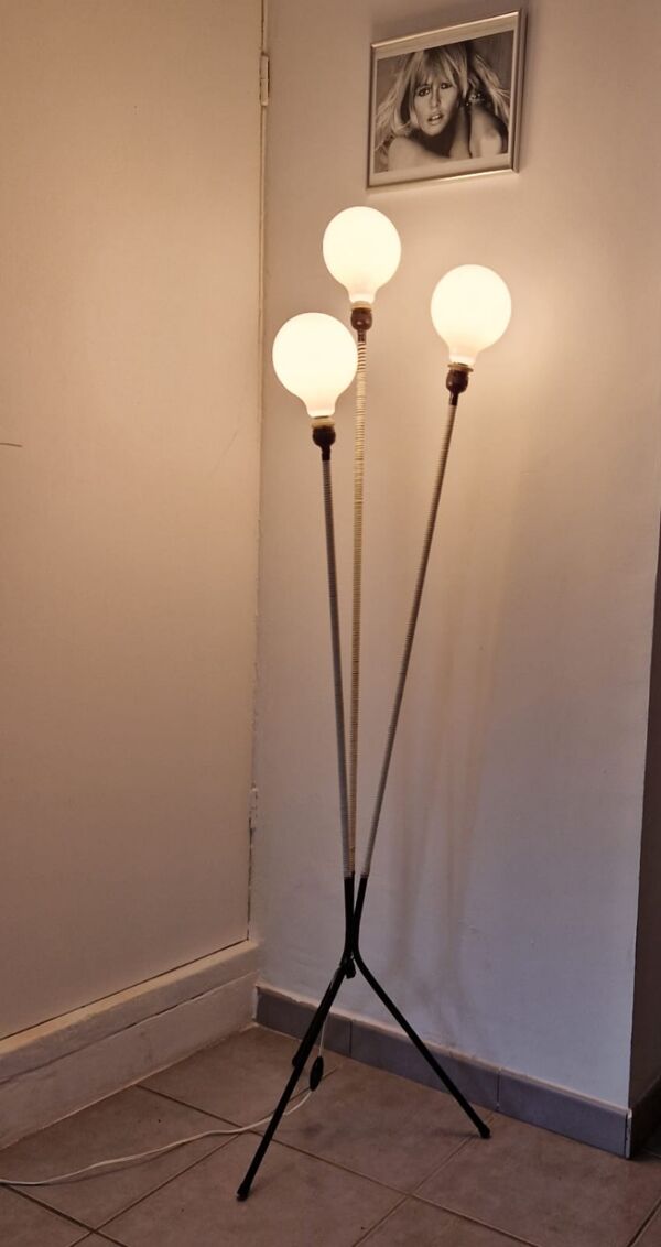 Lampadaire scoubidou 1960
