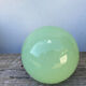 Suspension ball in art deco green glass 1930