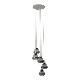 1960s Waterfall Candlestick, Czechoslovakia