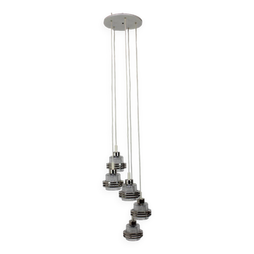 1960s Waterfall Candlestick, Czechoslovakia
