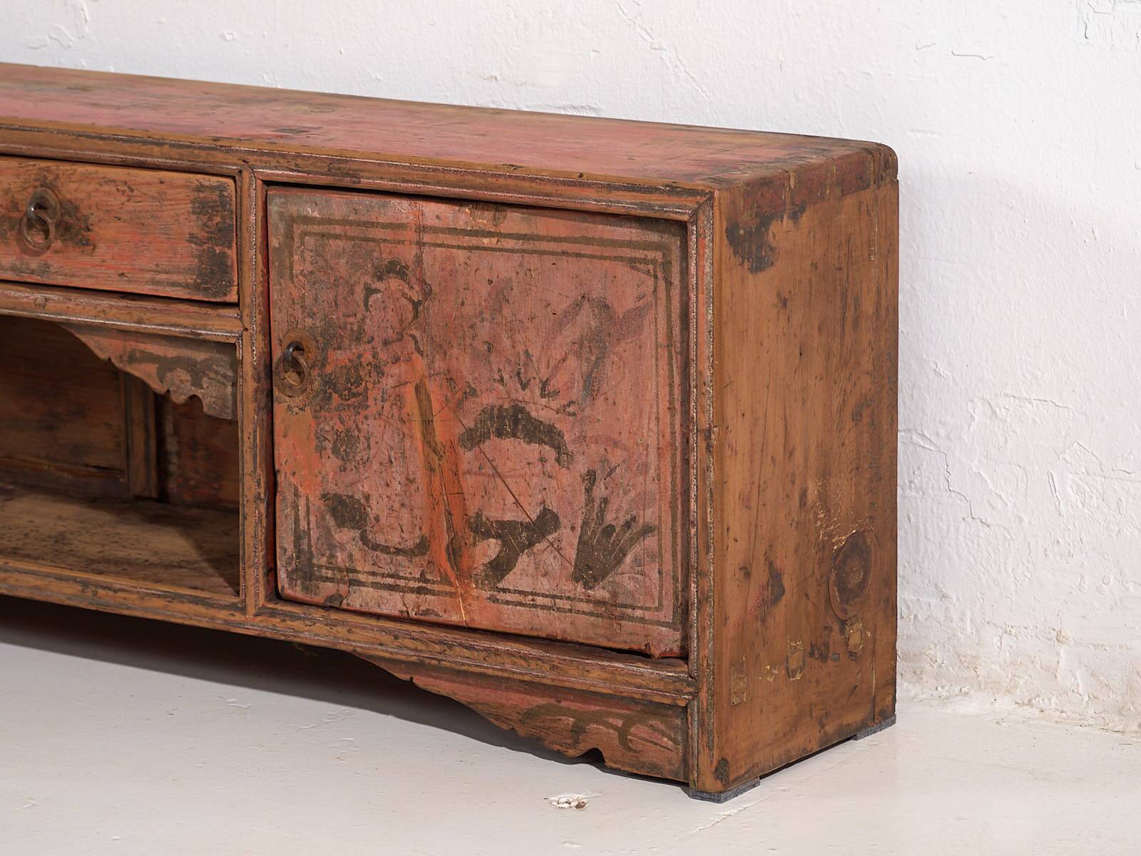 Antique Oriental Furniture with Floral Details (c.1900) #21