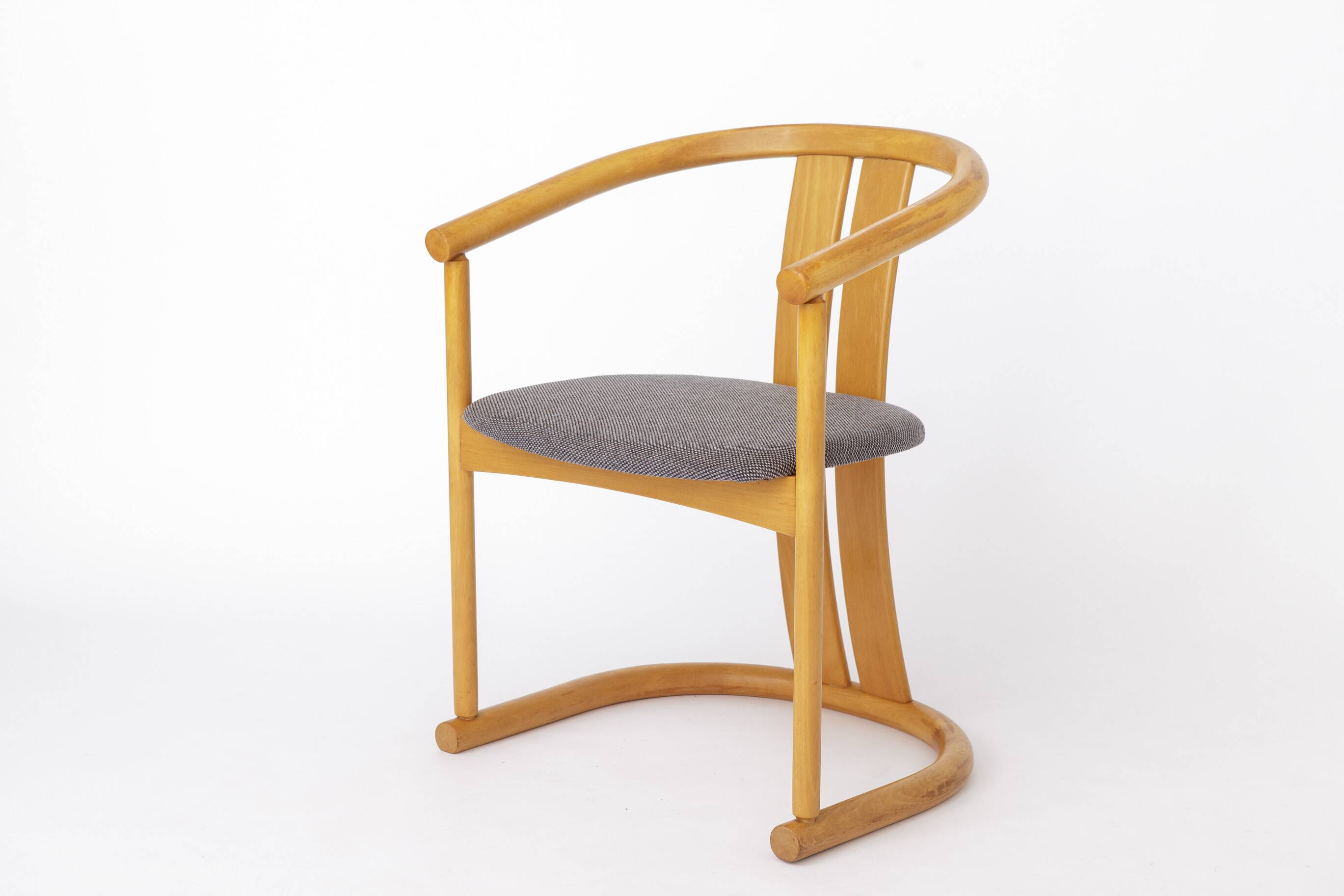 Set of 4 Casala Dining Chairs Beech Wood Germany 1970s Mid Century Modern