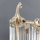 Bronze Lamp and Pendants by H. Guimard, France, Art Nouveau, c. 1910