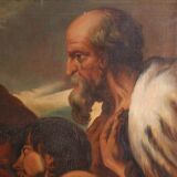 Great 19th-century Flemish painting, Christ Forgiving Penitent Sinners