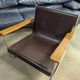 Vintage Bauhaus style armchair in leatherette and metal, 1970