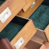Superb piece of professional furniture: cardboard box, chest of drawers, storage
