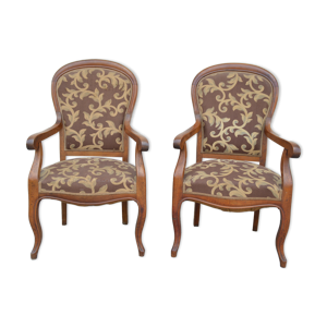Paire de fauteuils de