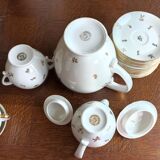 Foëcy porcelain coffee set - SFP - White and gold