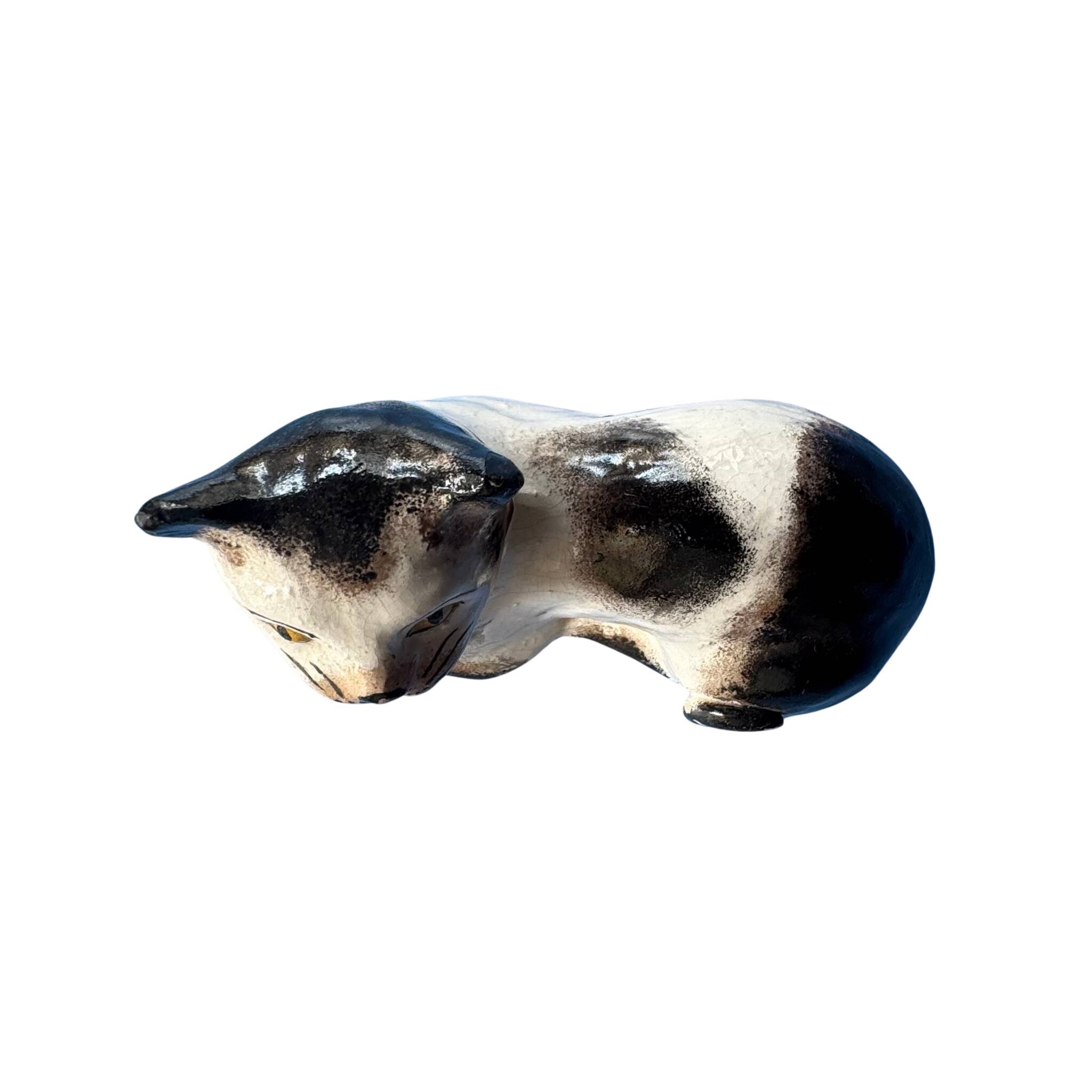 Statuette de chat Staffordshire, Angleterre vers 1860–1880