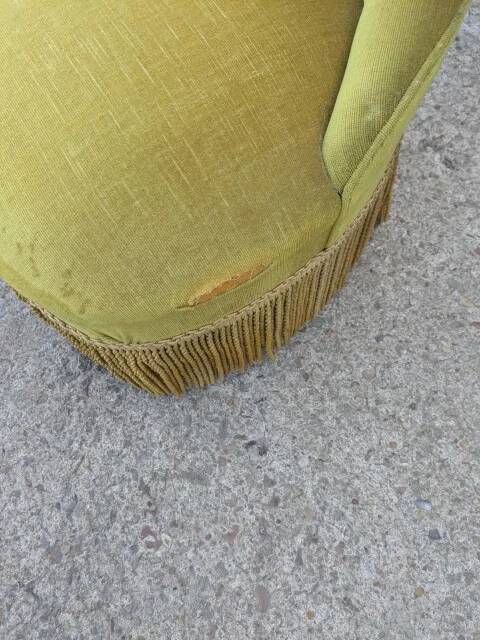 Pair of toad armchairs