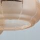 Art Deco Pink Glass Chandelier, Czechoslovakia, 1940s