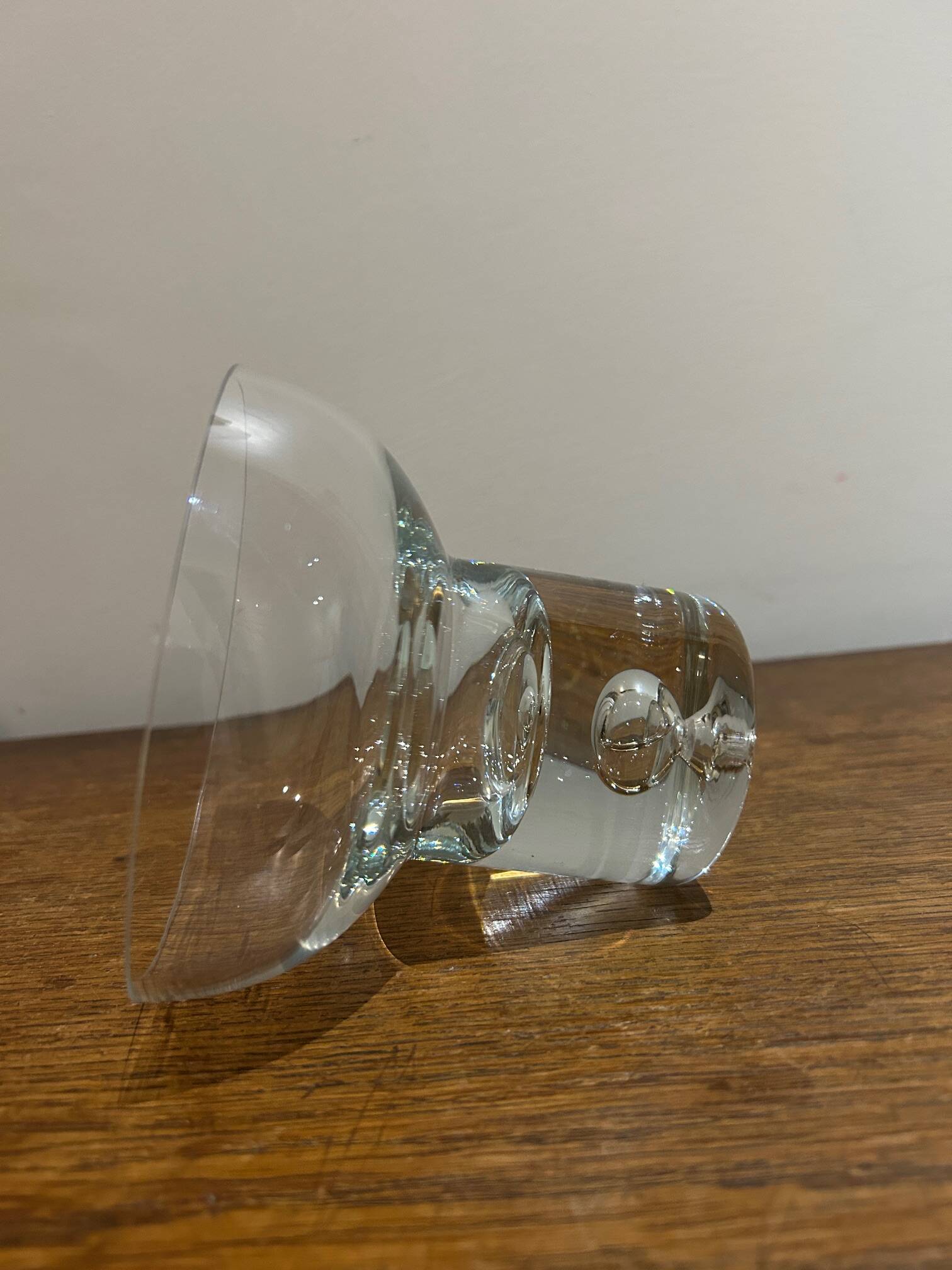 Bubble crystal candle holder