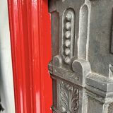 Cast Iron Fireplace with Wooden Surround