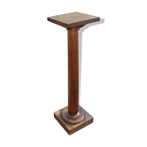 Colonne porte statuaire en hetre vers 1900 dans son jus